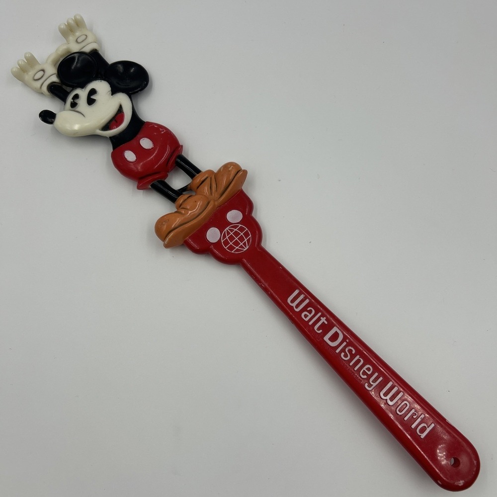 Vintage Mickey Mouse Back Scratcher Walt Disney World Souvenir 15.5"
